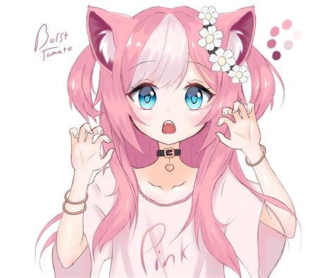 anime cat|anime girl cat.